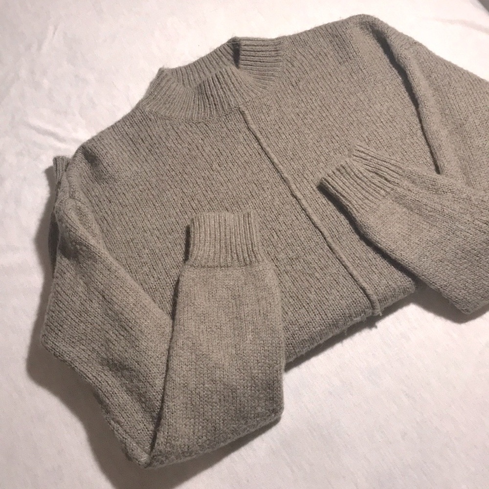Moc neck sweater